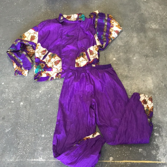 vintage windbreaker tracksuit